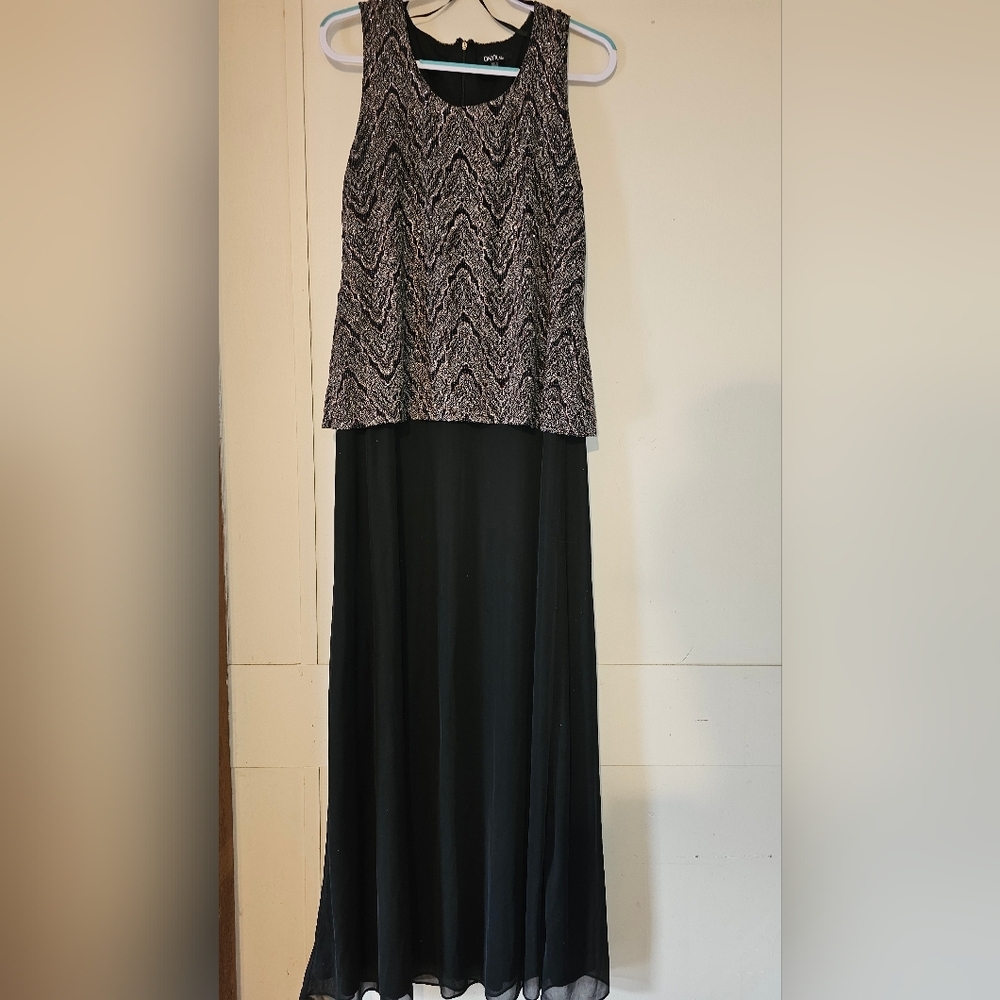 Onyx Nite Floor Length Dress